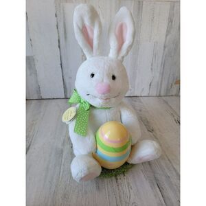 Hallmark Rockin Rabbit AS IS Easter bunny plush Home Spring decor